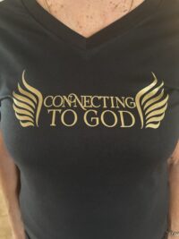 Connecting To God  -  V Neck T shirts